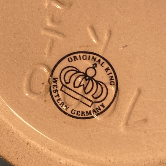 Vintage King Western Germany Beer Stein-w-Petwer Lid! - Picture 8 of 11